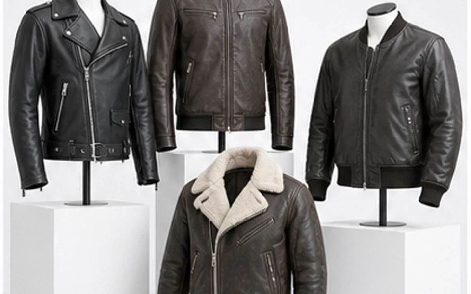 Ayzelify leather heritage collection image for leather jacket photoshoot planning