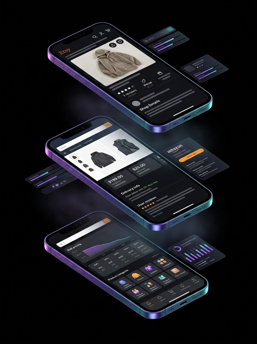 Ayzelify product listing generator visual for manufacturer B2B product content