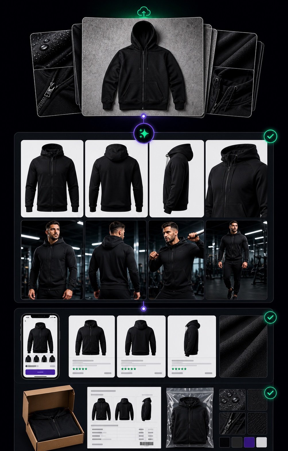 Ayzelify mobile product listing studio for Etsy-ready product photos