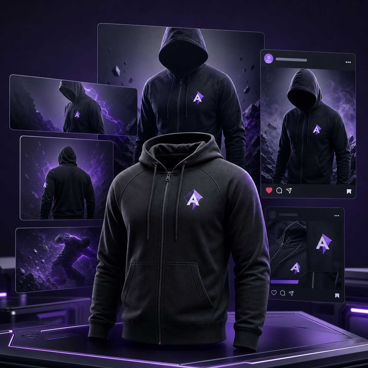 Ayzelify Marketing Forge workflow for turning product images into ad creative packs